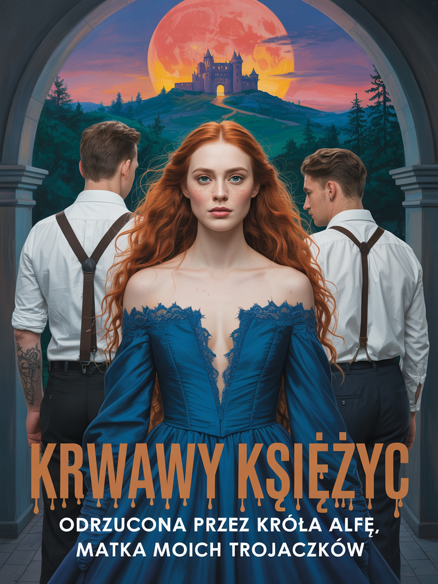 Krwawy Księżyc: Odrzucona przez Króla Alfę, matka moich trojaczków - Powieść