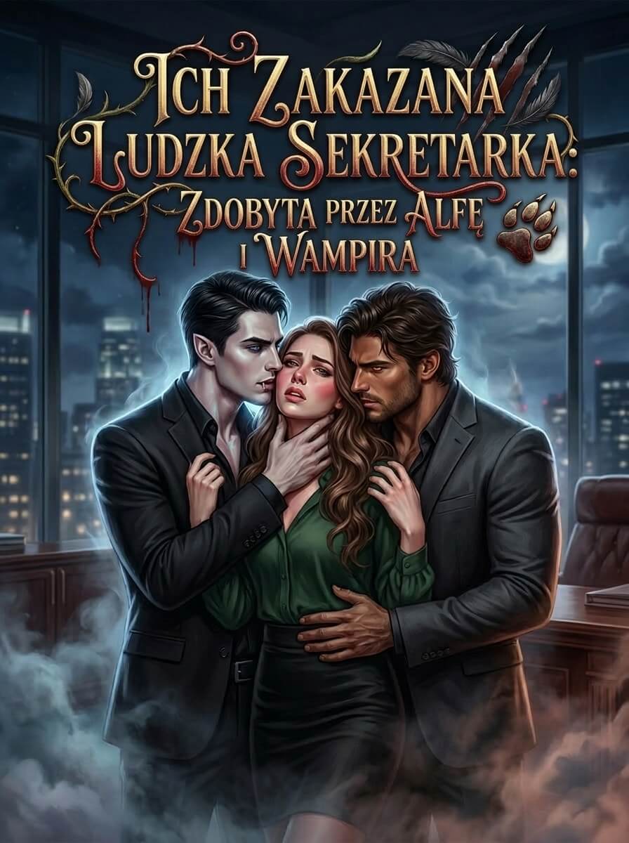 Ich Zakazana Ludzka Sekretarka: Zdobyta przez Alfę i Wampira - Powieść