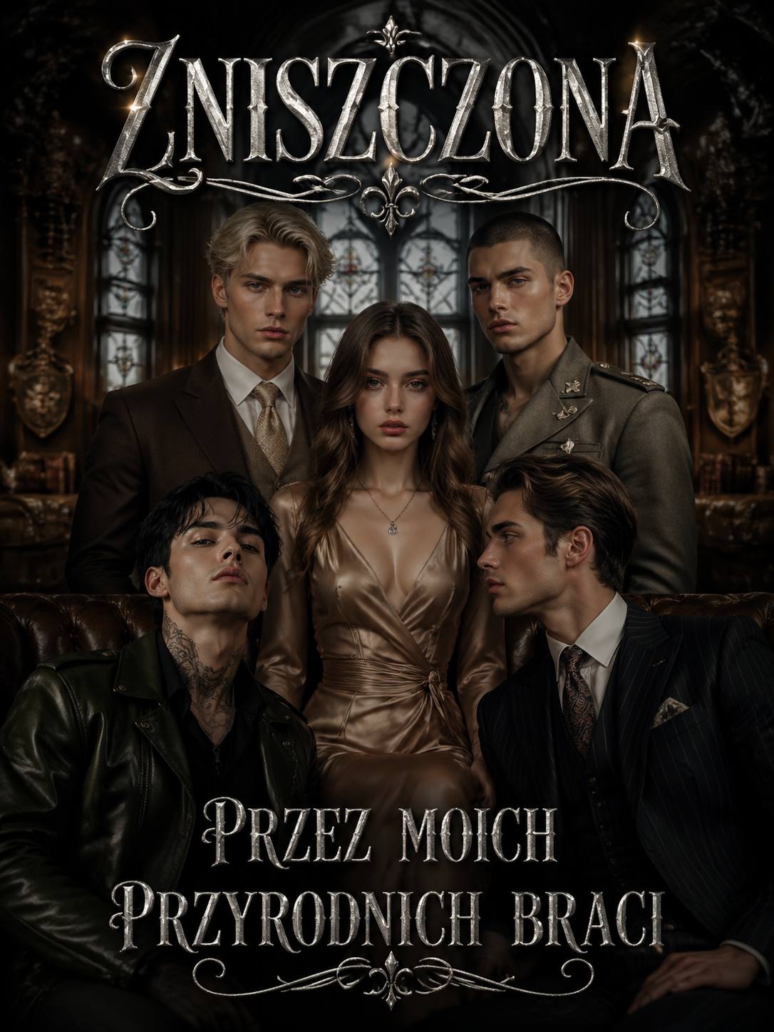 Zniszczona przez moich przyrodnich braci - Powieść